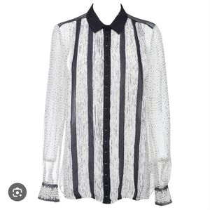 Proenza Schouler 2 Silk Blouse Button